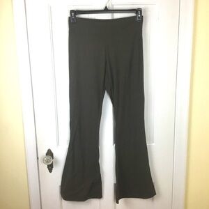 Mountain Mama Women’s Brown Stretch Flare Leggings Boho Festival
